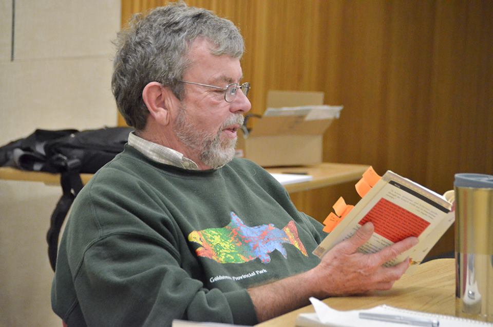 Paul Vasey reading