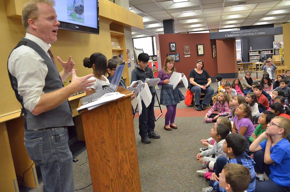 Scott Chantler and helpers