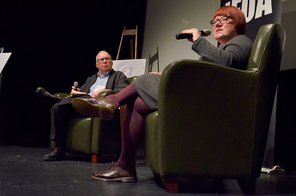 Ted Shaw and Louise Welsh.N2