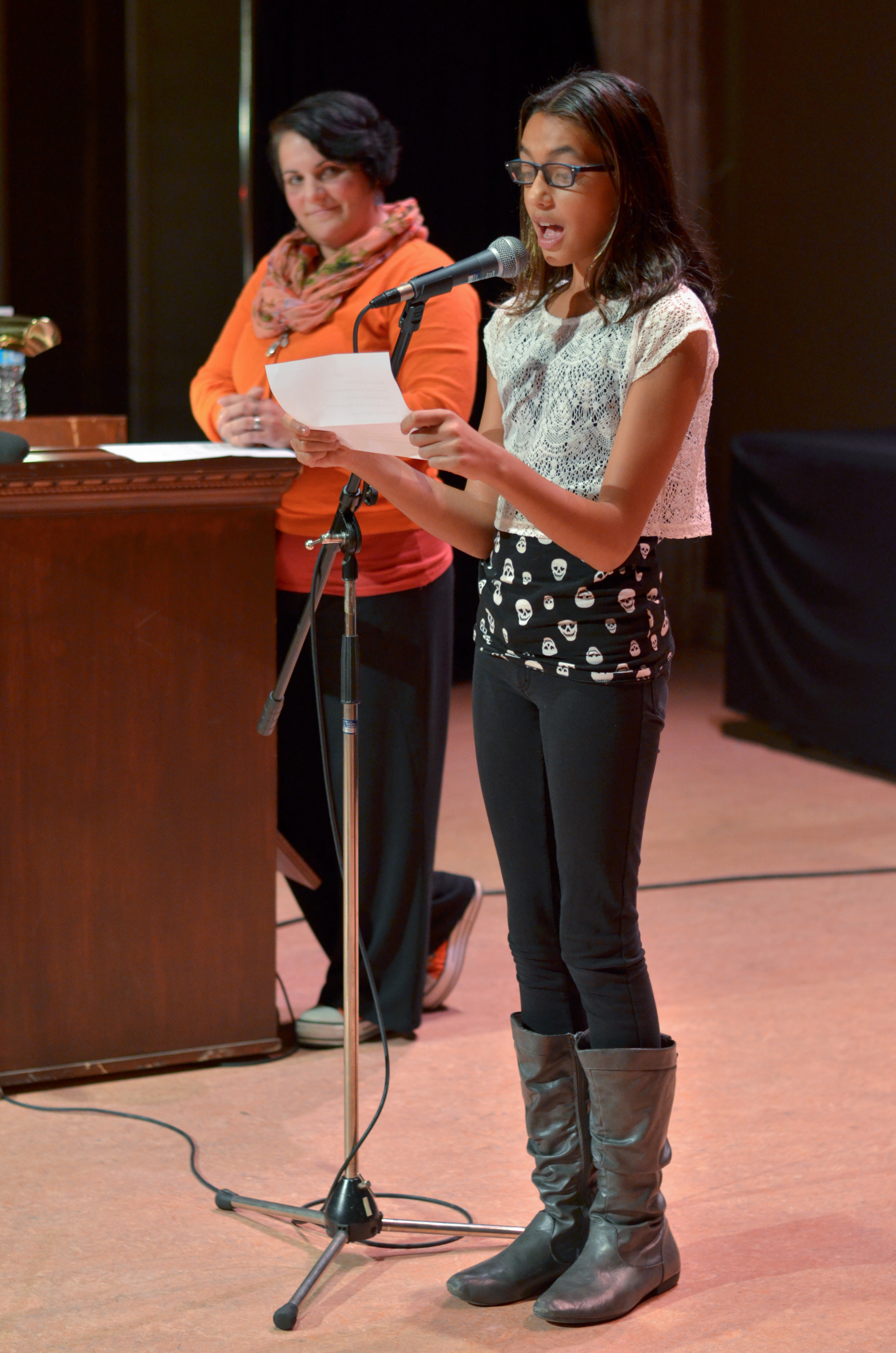 Vanessa Sheilds & Student Writing Contest Winner
